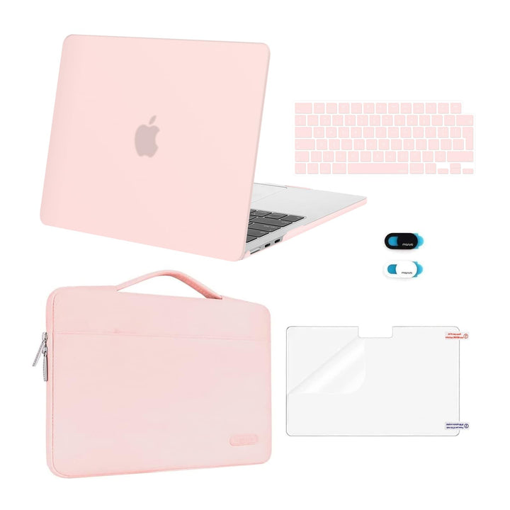 MOSISO Kompatibel mit MacBook Air 13,6 Zoll Hülle 2022-2024 A2681 mit M2 Chip Touch ID,Plastik Harts