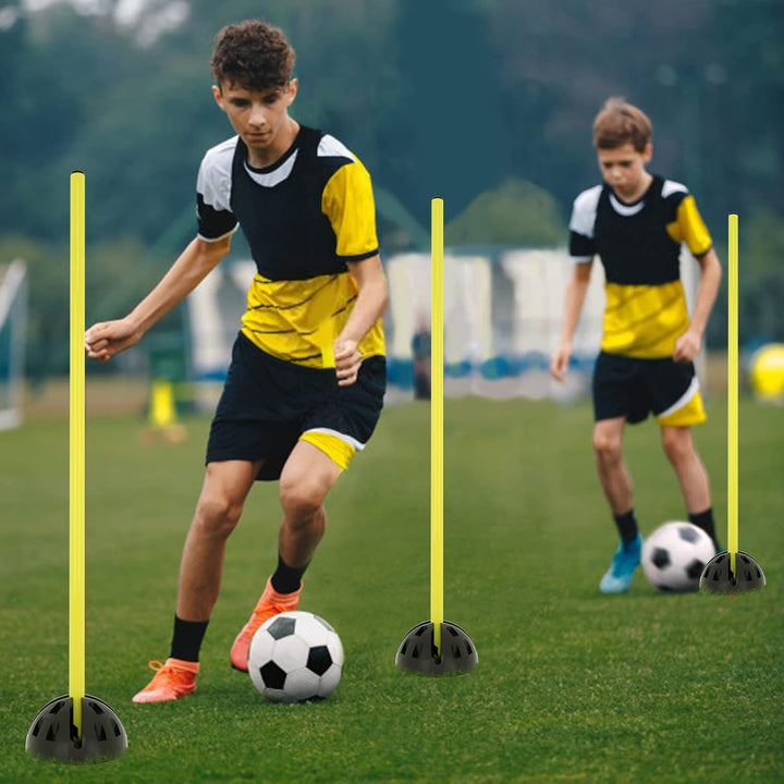 NAIZY Sprungstangen-Set Trainingsstangen für konditionelles Training Sprungkraft, Dribbling und Bewe