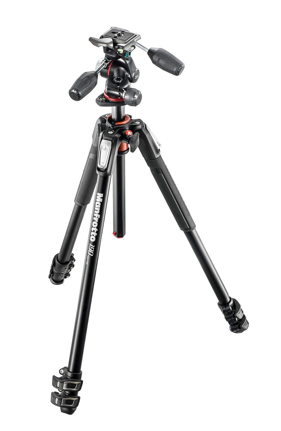 Manfrotto MK190XPRO3-3W Manfrotto 190 Aluminium Stativ mit 3 Segmenten Aluminium-Set mit 3 Abschnitt