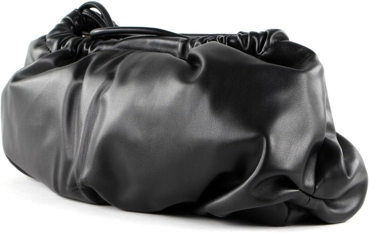 Seidenfelt stylishe Schultertasche Mysen lederfrei, Black