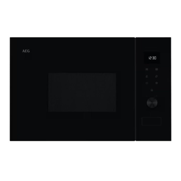 AEG OS5MG20EB Einbau-Mikrowelle, 20 l, 800 W, Grillfunktion, LED-Display, elektronische Öffnung, Sch