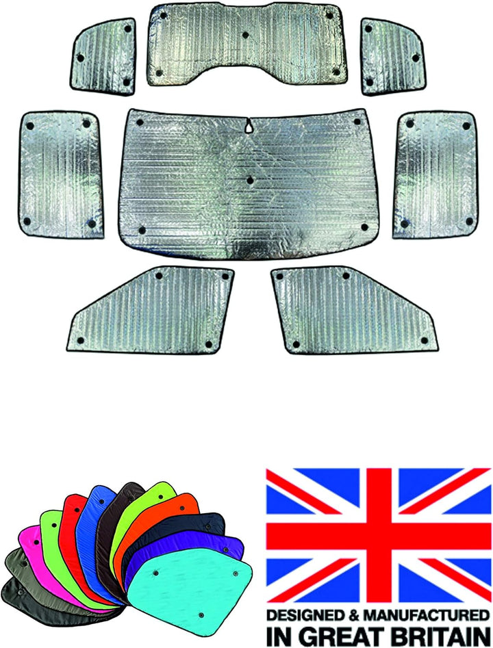 Thermomatten-Set für Fiat Doblo (2010-2015) Komplettset Ideal für alle Jahreszeiten geeignet, Komple