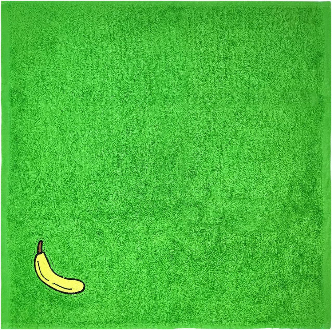 QILZO® Küchentuch Baumwolle 12 Handtücher, Mehrfarbig, mit besticktem Muster, saugfähig, weich 50x50