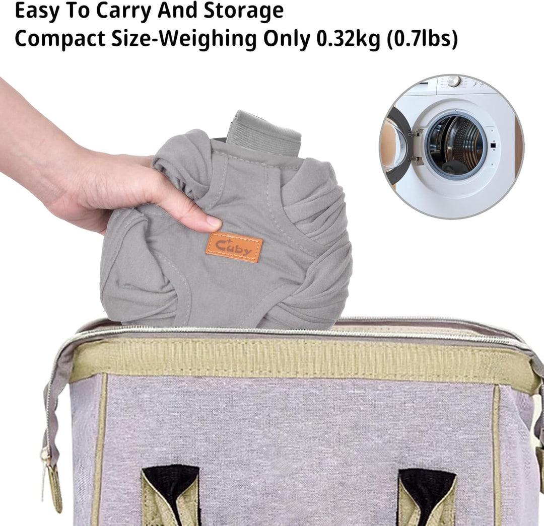 CUBY Hundetragetasche, Sommer Tragetasche Nach vorne Gerichteter Rucksackträger Schulter zur Reduzie