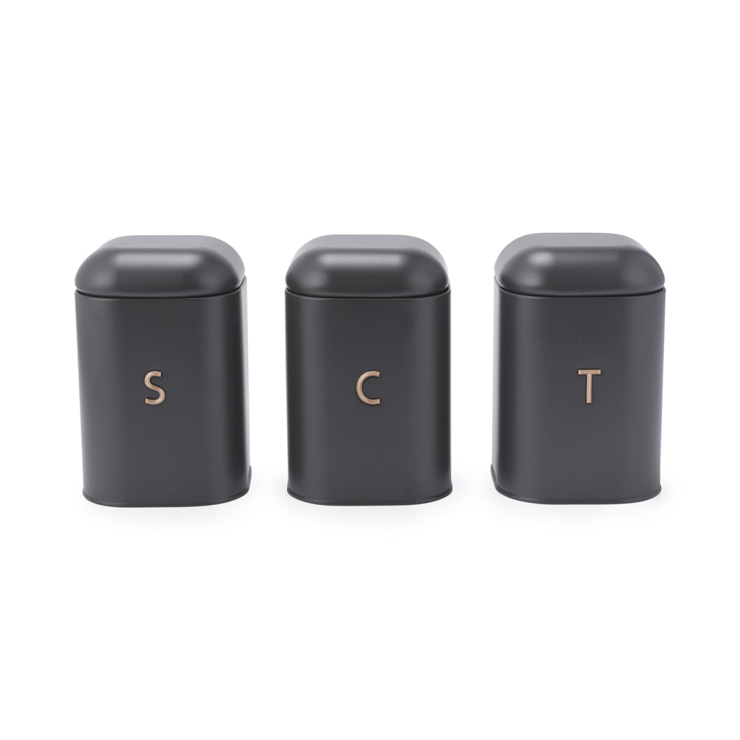 Salter BW13729EU7 Pebble Tee Kaffee Zucker Kanister Set – Aufbewahrungsdosen für Arbeitsplatten, Küc