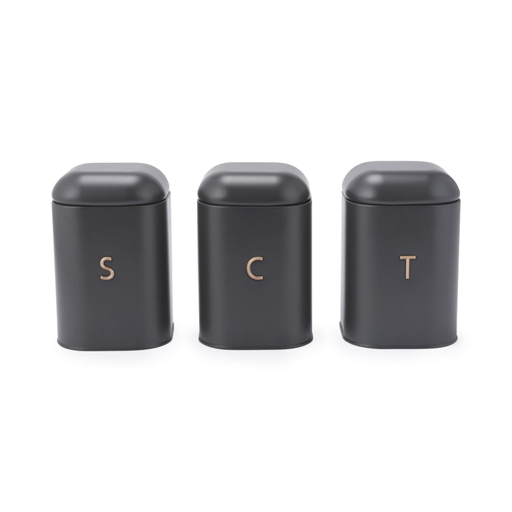 Salter BW13729EU7 Pebble Tee Kaffee Zucker Kanister Set – Aufbewahrungsdosen für Arbeitsplatten, Küc