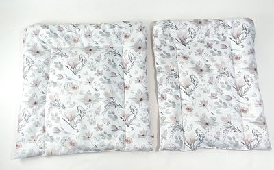 BABEES Wickelauflage Wickelunterlage 75x75 cm 100% Baumwolle Mädchen Junge Baby Kinder zweiseitig (M