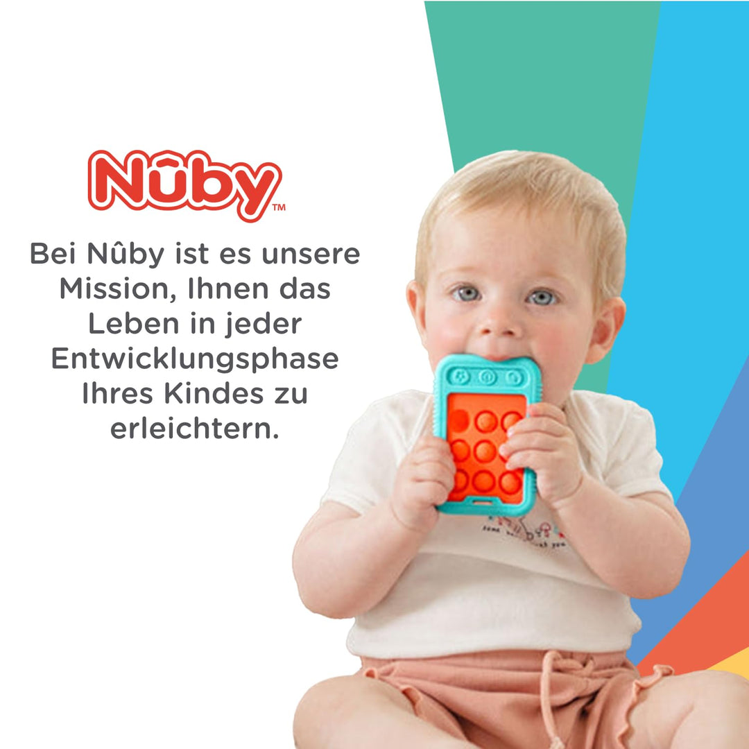 Nuby – Babybadewanne ab Geburt mit integrierter rutschfester Unterstützung & weichem Kopfpolster – K