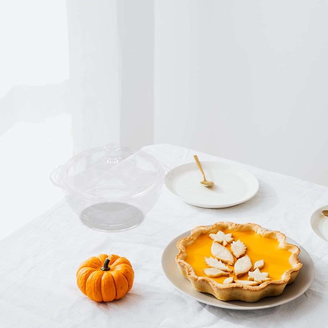 ARTIBETTER Suppenterrine aus Borosilikatglas 25 L mit Deckel Antihaftbeschichteter Glastopf mit Grif