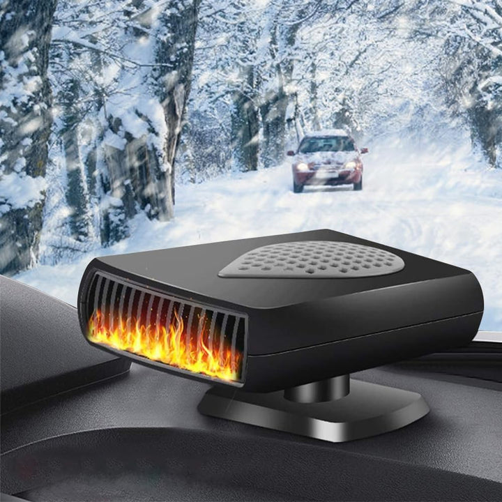 Riloer 2 in 1 tragbare Autoheizung, schnell heizbare Autoentfroster, heisser und kalter Autolüfter m