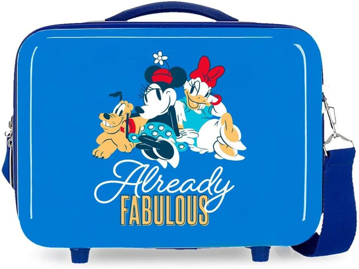 Disney Mickey and Friends Kulturbeutel, anpassbar, Blau, 29 x 21 x 15 cm, starr, ABS 9,14 l, 0,84 kg