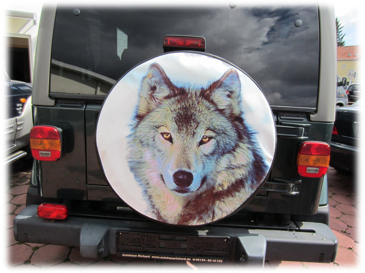 AB3-00210 WOLF 2 Reserveradabdeckung 79x30 cm Ersatzradabdeckung Reserveradhülle Reifencover Radhüll