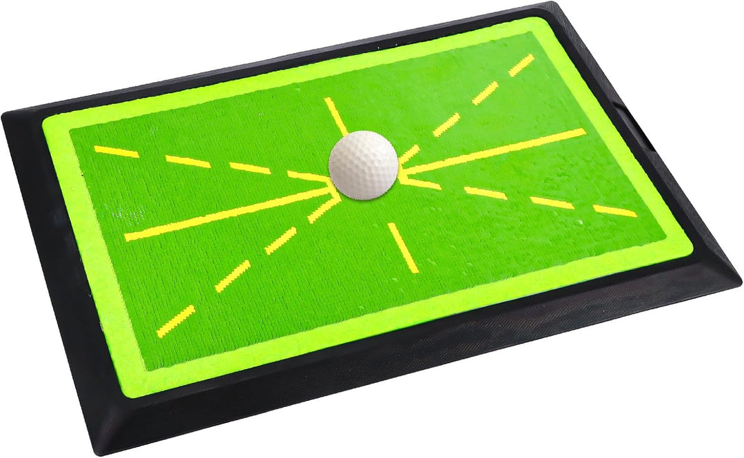 ALLOMN Schwungmatte mit Rutschfester Gummiunterlage - Golf-Übungsmatte für Schlagtraining im Innen-