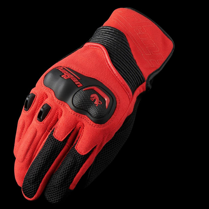Furygan Men's Dust MOTORRADHANDSCHUHE L EU noir/rouge, L EU noir/rouge