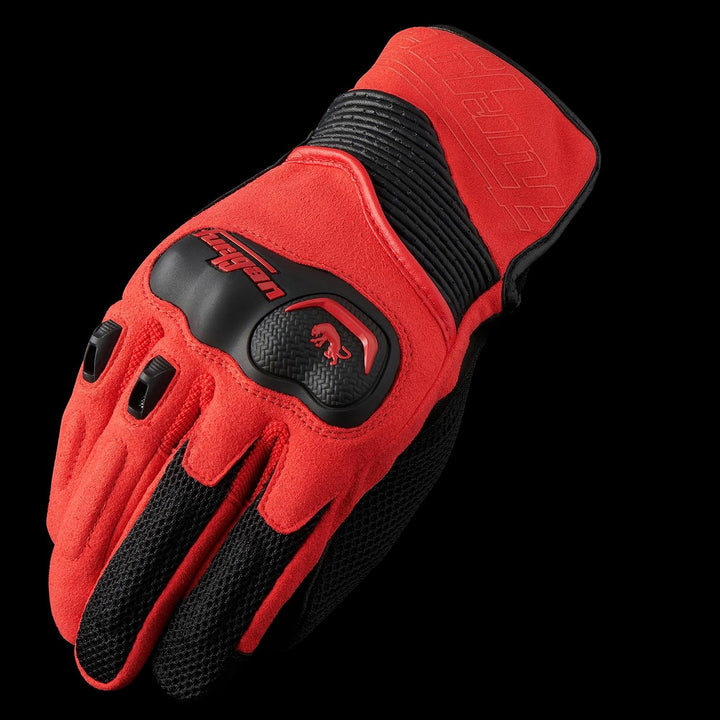Furygan Men's Dust MOTORRADHANDSCHUHE L EU noir/rouge, L EU noir/rouge