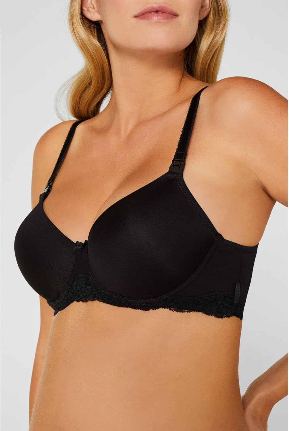 ESPRIT Maternity Still-BH Nursing Bra 90D Schwarz (Black 001), 90D Schwarz (Black 001)