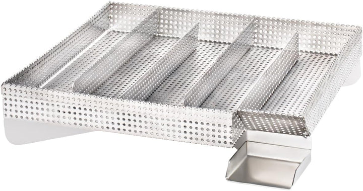 Beeketal 'Smoke XXL' Sparbrand Kaltraucherzeuger aus V4A Edelstahl mit 5 Kammern (L/B/H) ca. 205 x 2