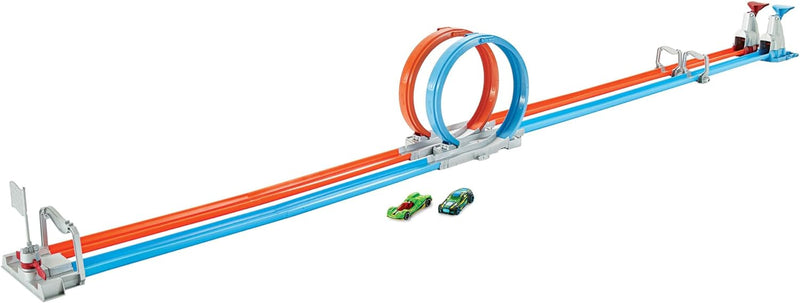 Hot Wheels GFH85 Action Doppel-Looping Track, Talla única