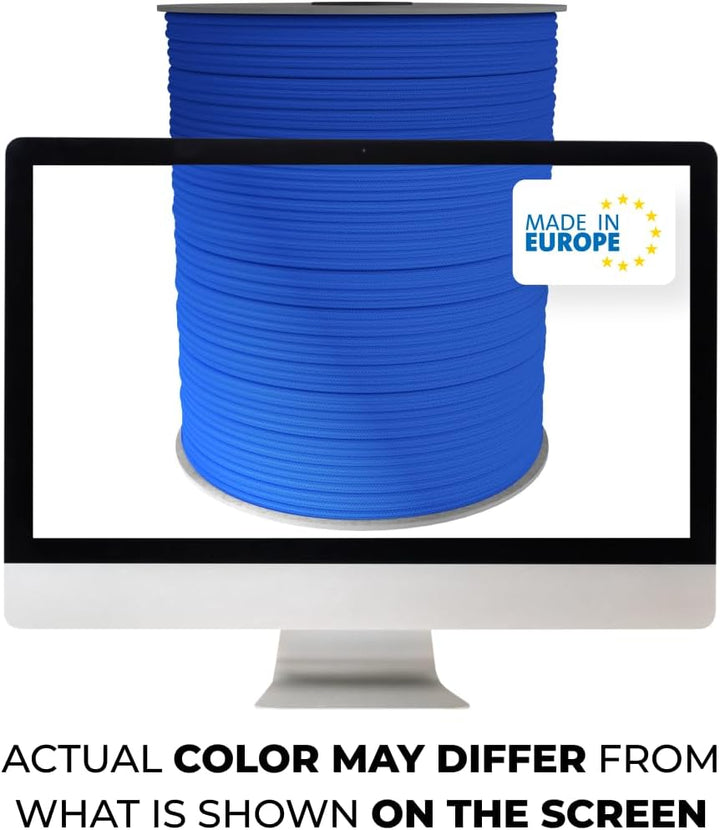 EDCX 3mm Nylon Paracord 425 (50 und 100m) - Typ II, 100% Nylonseil, 3 Litzen Seil, 3mm Nylonseil in