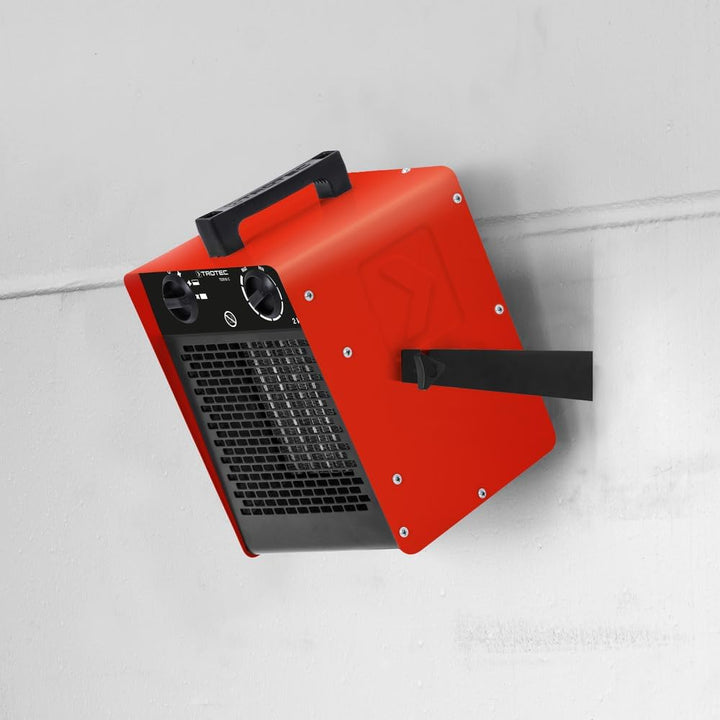 TROTEC Keramik Heizlüfter TDS 10 C – Heizleistung 1 kW / 2 kW – Elektroheizer Luftmenge 140 m³/h – E