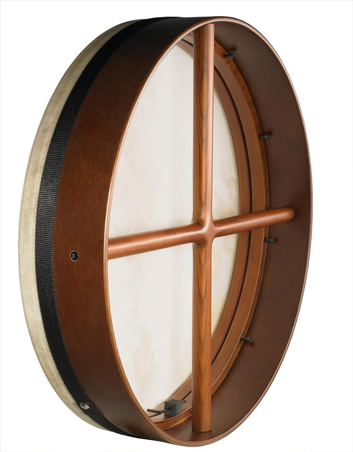 Meinl Percussion FD18BO Bodhran, Frame Drum mit Ziegenfell, 45,72 cm (18 Zoll) Durchmesser, african