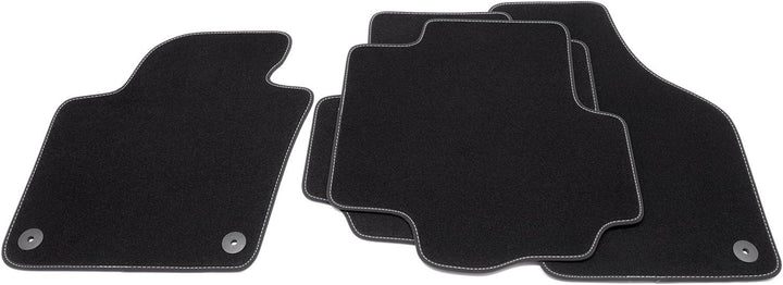 tuning-art V213-FBA Fussmatten Exclusive für VW Sharan 2 Seat Alhambra 2 7N 5 Sitzer 2010-2022 Silbe