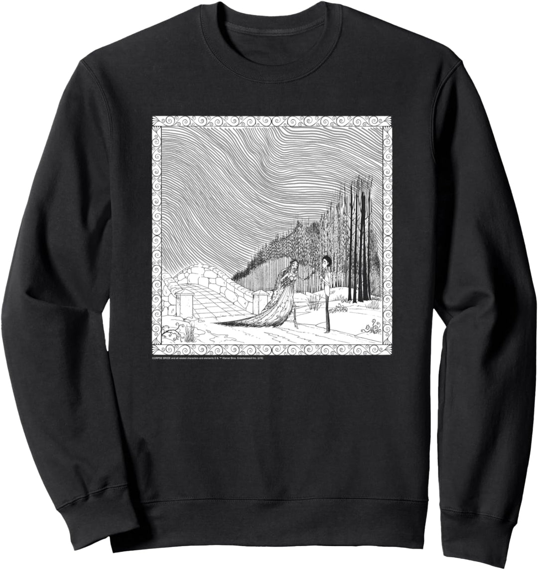 Corpse Bride My Darling Black Sweatshirt
