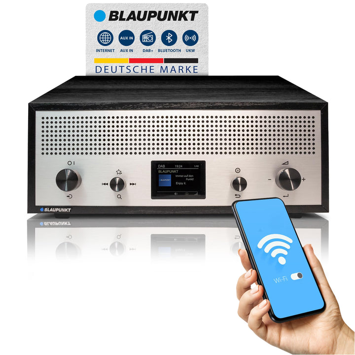 BLAUPUNKT Verona RXD 190 DAB+ mit AUX IN und Bluetooth - 15 Watt RMS Radio mit LC-Farbdisplay, Radio