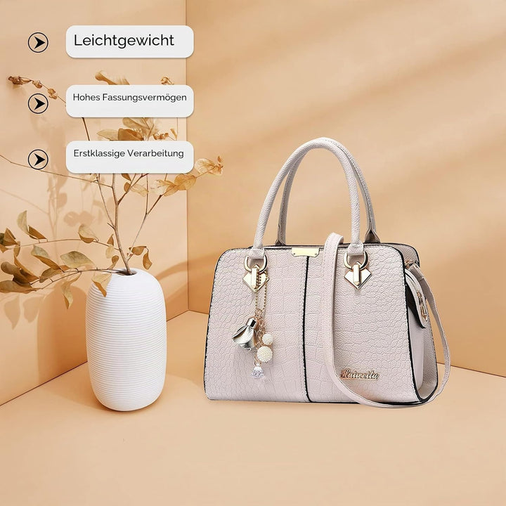 FANDARE Damen Handtasche Umhängetasche Frauen Schulterbeutel Shopper Tote Reise Henkeltasche Schulte