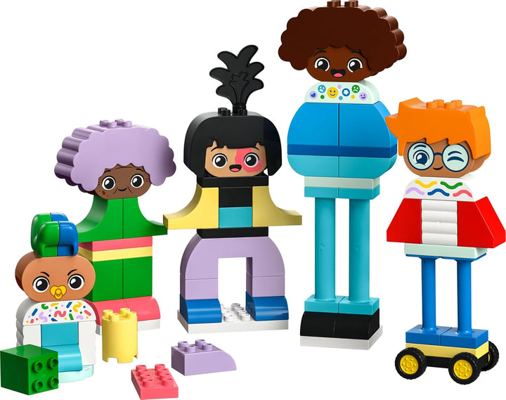 LEGO DUPLO Town Baubare Menschen mit grossen Gefühlen, Lernspielzeug für Kinder ab 3 Jahren, enthält