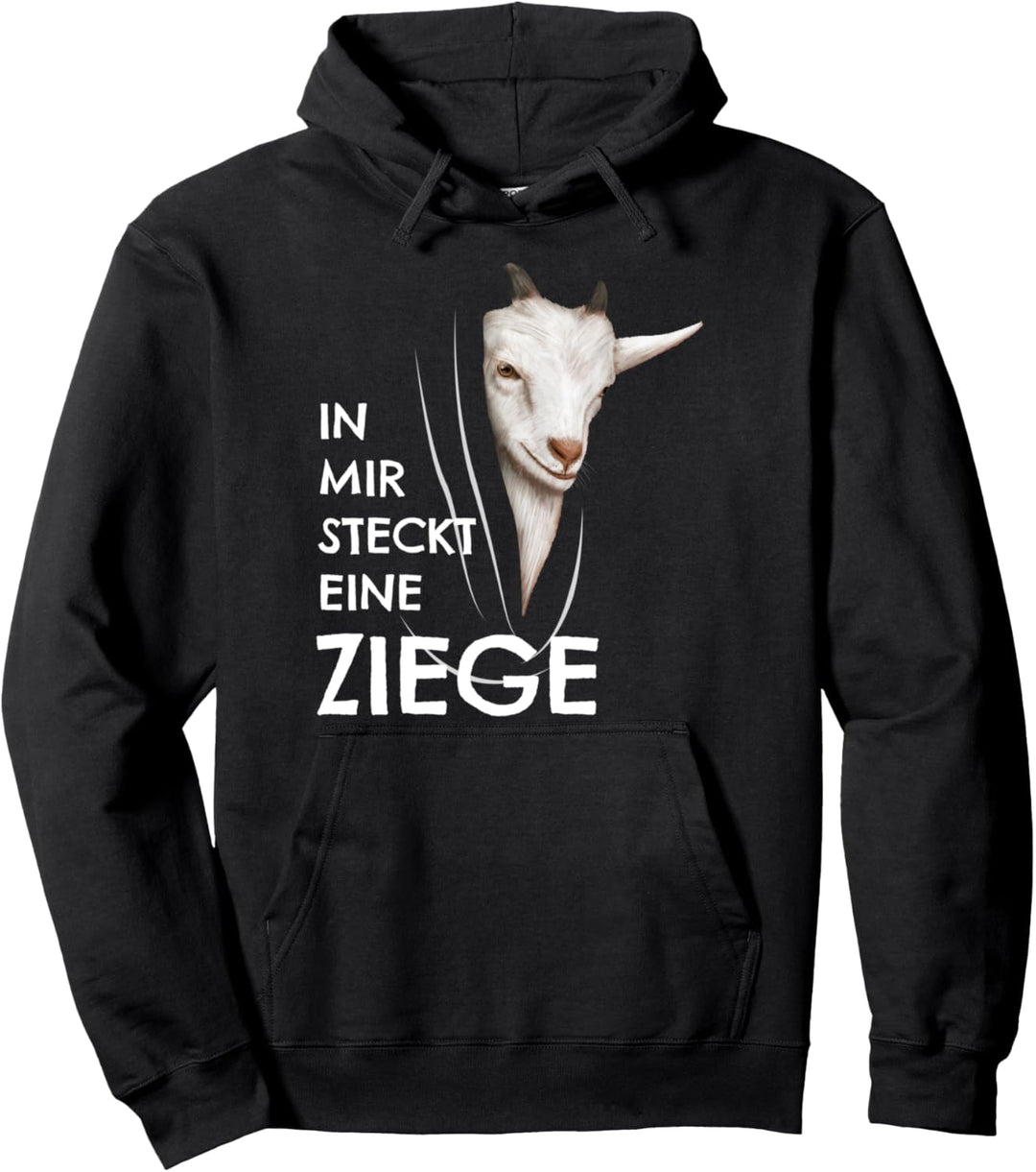 Ziegen Kostüm Kinder Kleidung In mir steckt eine Ziege Pullover Hoodie