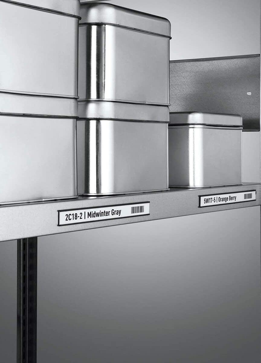 Durable Magnetische C-Profile inkl. Etiketten, 200 x 20 mm (B x H), 50 Stück, anthrazit, 171358 200