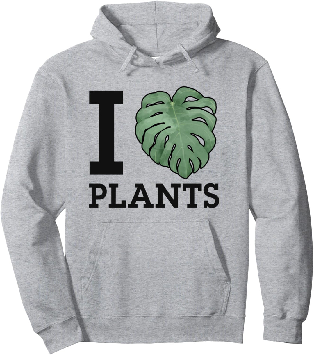 I Love Plants I Heart Plants Lustiges Geschenk Pullover Hoodie