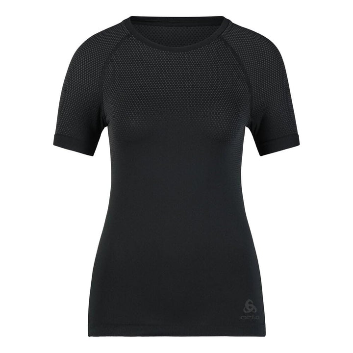Odlo Damen Bl Top Crew Neck S/S Performance Light E T-Shirt XL Schwarz, XL Schwarz