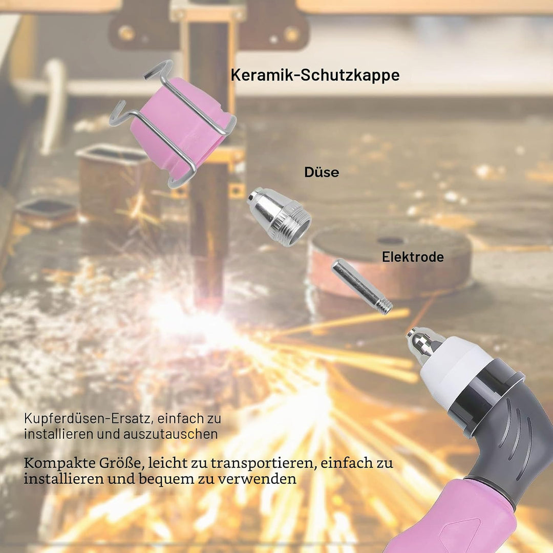 26 Stück WSD-60P P60 Plasmaschneider Zubehör Plasmaschneider Ersatzteile Parkside, SWAWIS Plasma Ers