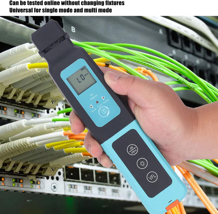 Bewinner Universal Live Optical Fiber Identifier, Handheld Optical Fiber Tester Support 2 Mm, 3 Mm,