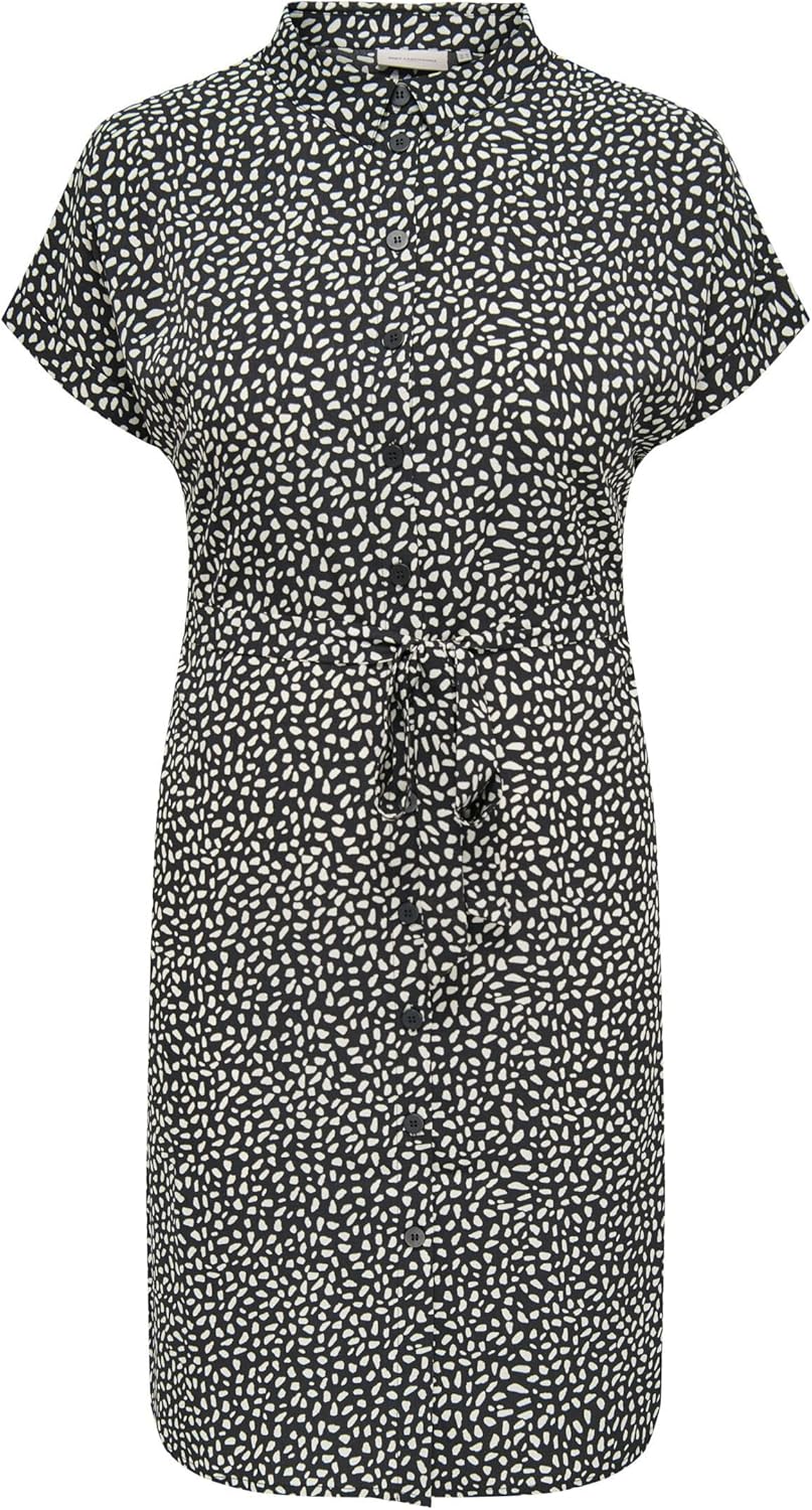 ONLY Carmakoma Female Hemdblusenkleid Curvy Taillengürtel Blusenkleid