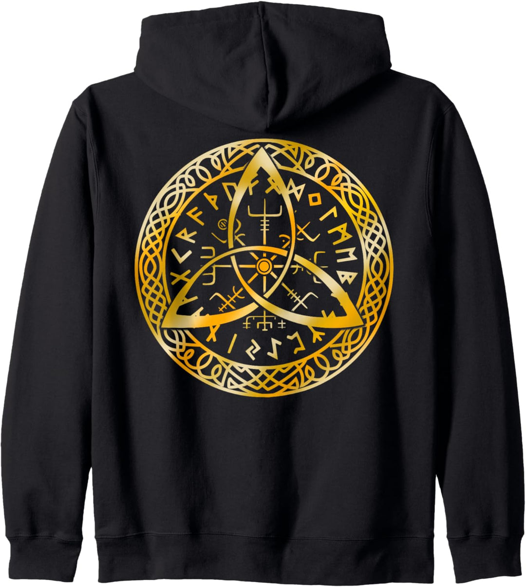 Triquetra Nordisches Wikinger-Symbol Nordische Mythologie Odin Keltisch Kapuzenjacke