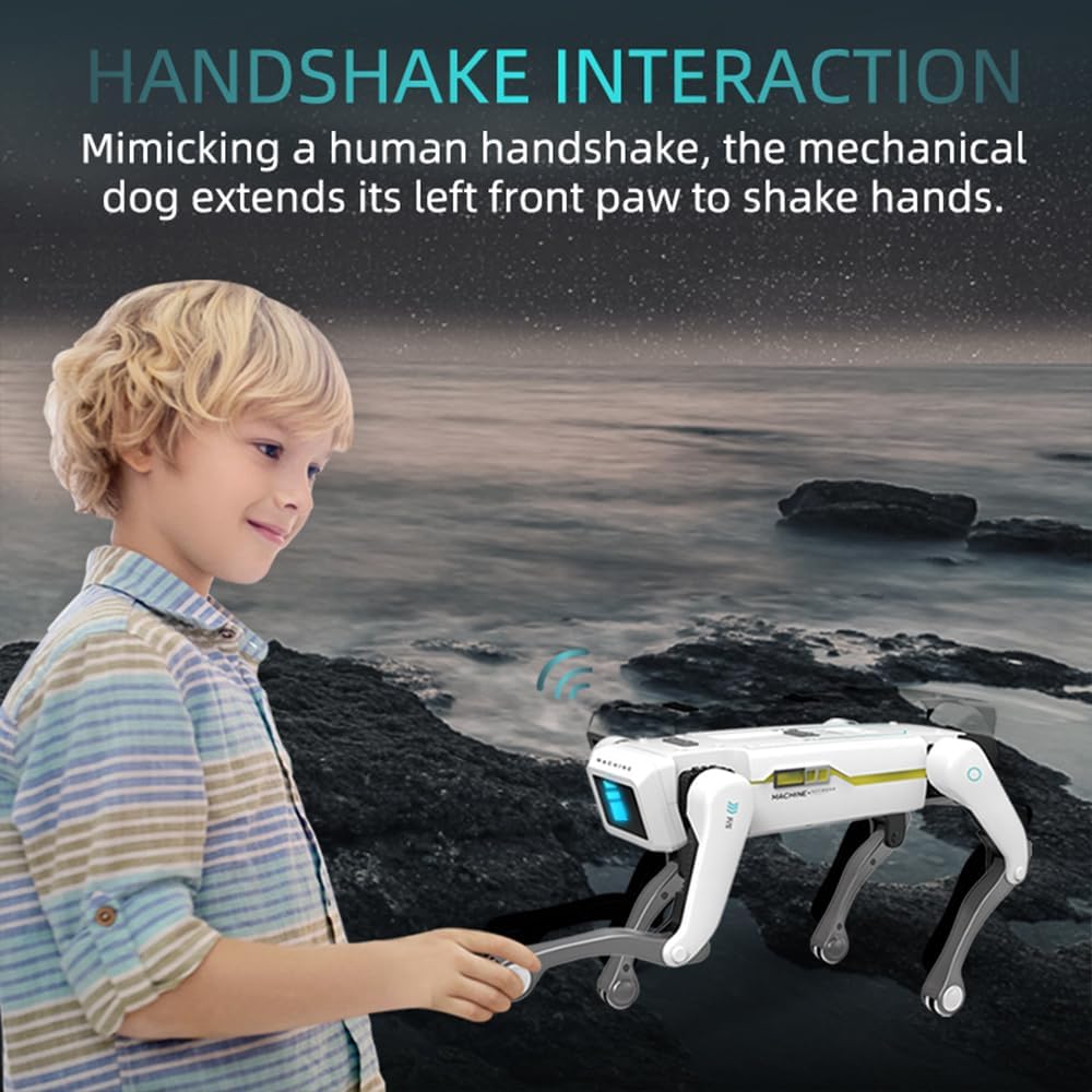 X-Verse RC Roboter Hund für Kinder Ferngesteuerter Spielzeug, Programmierbarer Tanz Musik Roboterhun