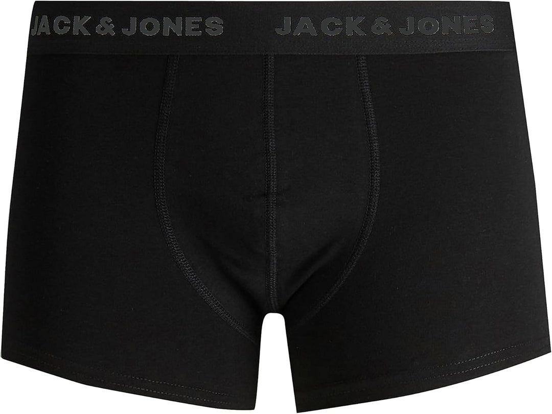JACK & JONES JACHUEY Trunks 7 Pack NOOS M 7x Schwarz (Logoprint: Pirate Black), M 7x Schwarz (Logopr