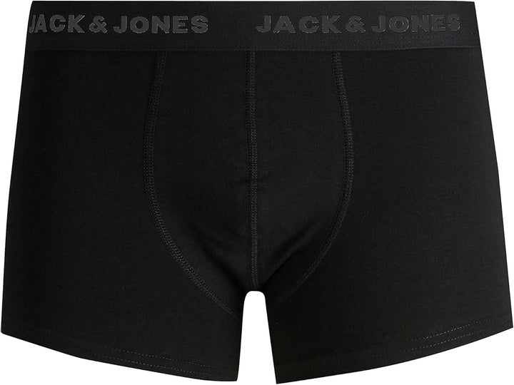 JACK & JONES JACHUEY Trunks 7 Pack NOOS M 7x Schwarz (Logoprint: Pirate Black), M 7x Schwarz (Logopr
