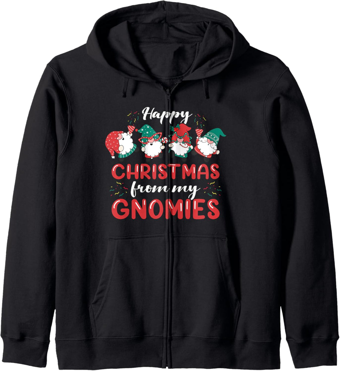 Feiernde Wichtel, Weihnachten, Happy Christmas Kapuzenjacke