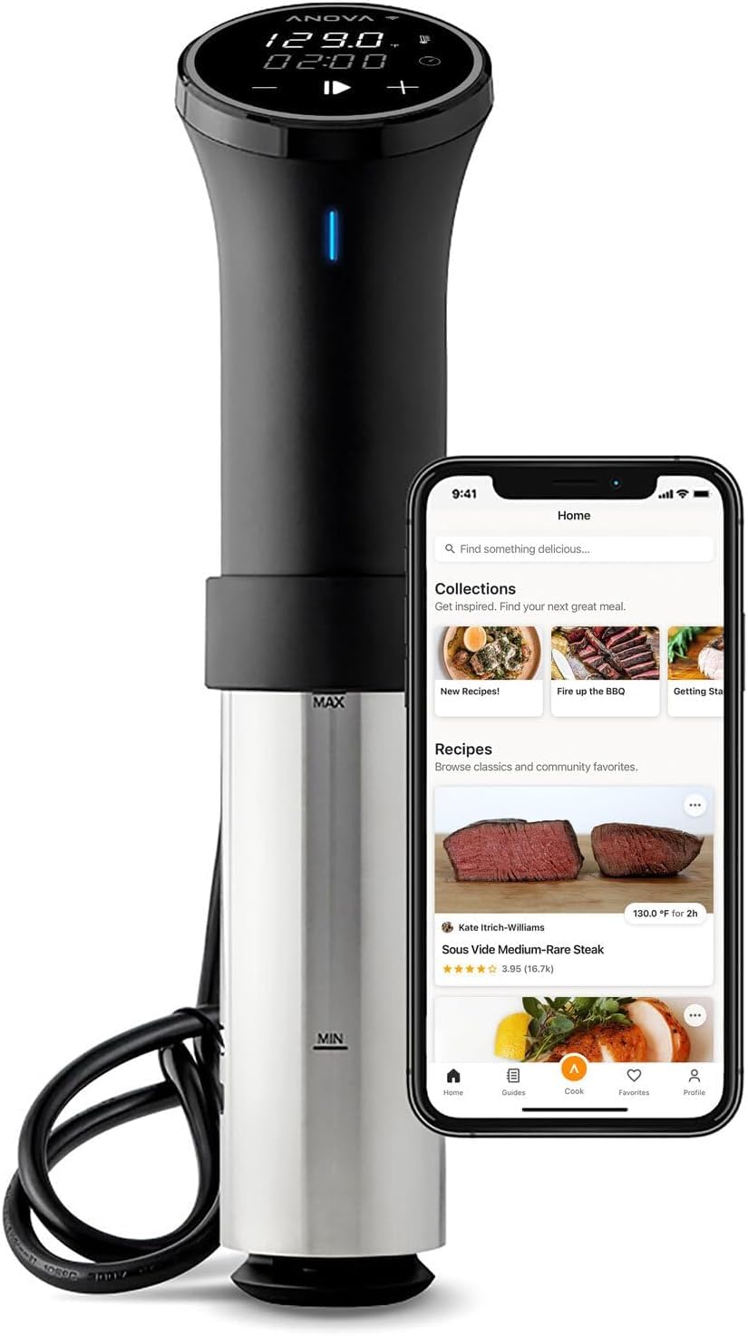 Anova Precision Cooker 3.0 [AN525-EU00], Sous Vide, WiFi, 1100 Watt, EU Stecker, Bluetooth, Anova Ap
