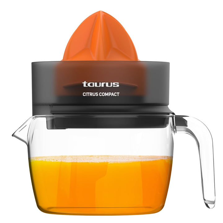Taurus Citrus Compact Elektrische Orangenpresse, doppelte Drehrichtung, extragrosser Entsafter, abne