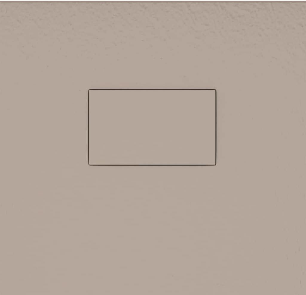 vidaXL Duschwanne SMC Braun 100x80cm