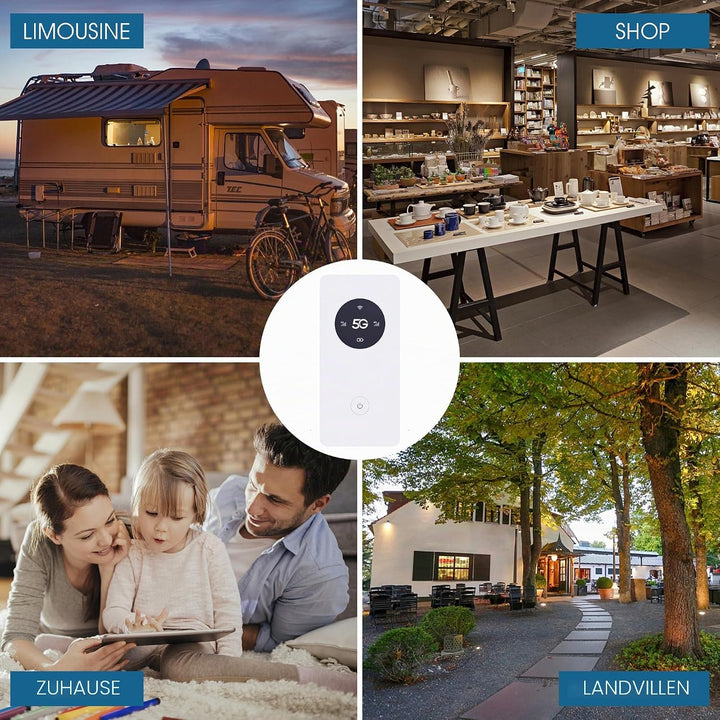 Calonny Tragbarer mobiler WLAN-Hotspot,5G-LTE-SIM-Router,2 Gbit/s,5000 mAh wiederaufladbarer Akku,ka
