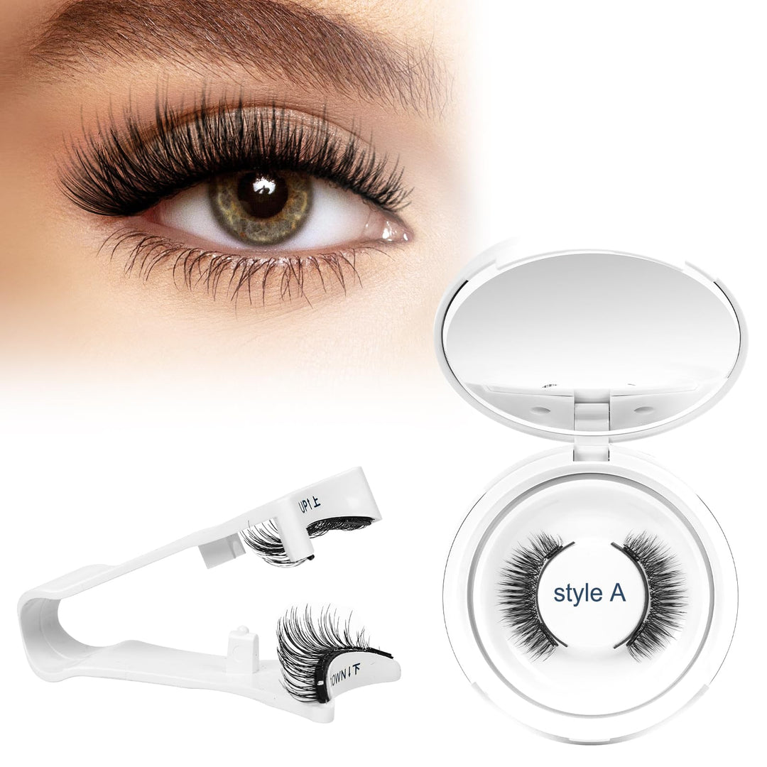 Higu clace Magnetische Wimpern,Magnet Wimpern Ohne Eyeliner,Magnetische Wimpern mit Applikator,Wimpe