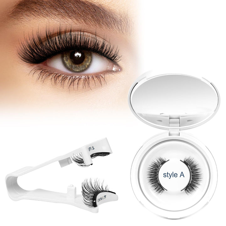 Higu clace Magnetische Wimpern,Magnet Wimpern Ohne Eyeliner,Magnetische Wimpern mit Applikator,Wimpe