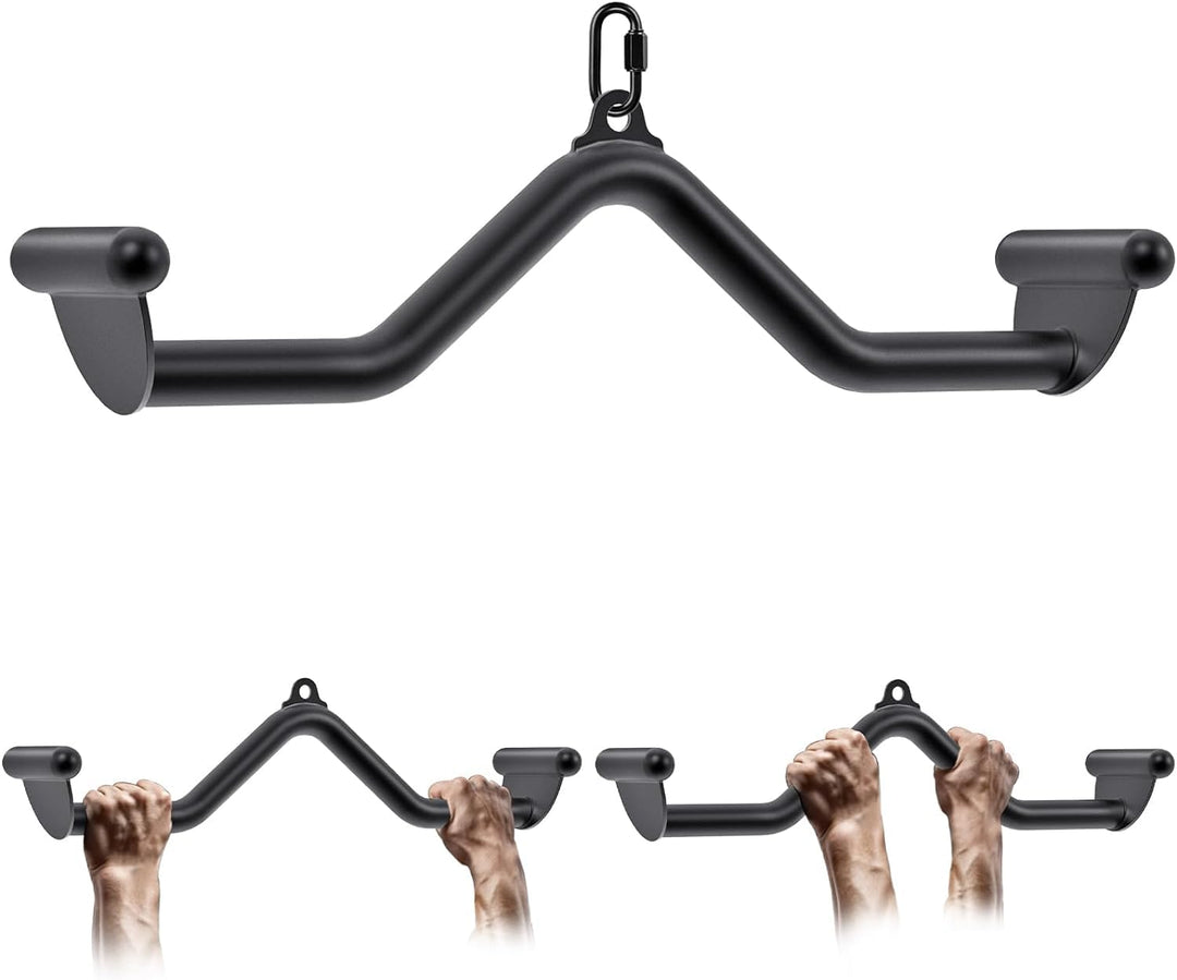 SELEWARE 61.0 cm Multi-Grip Latzugstange - Langlebiger legierter Stahl, ergonomischer Griff, vielsei