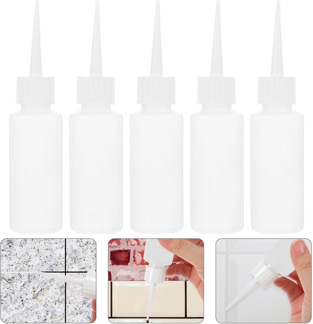 DOITOOL 20 Stücke Spritzflasche Kleine Quetschflaschen mit Kappe Nachfüllbare Condiment Squeeze Flas